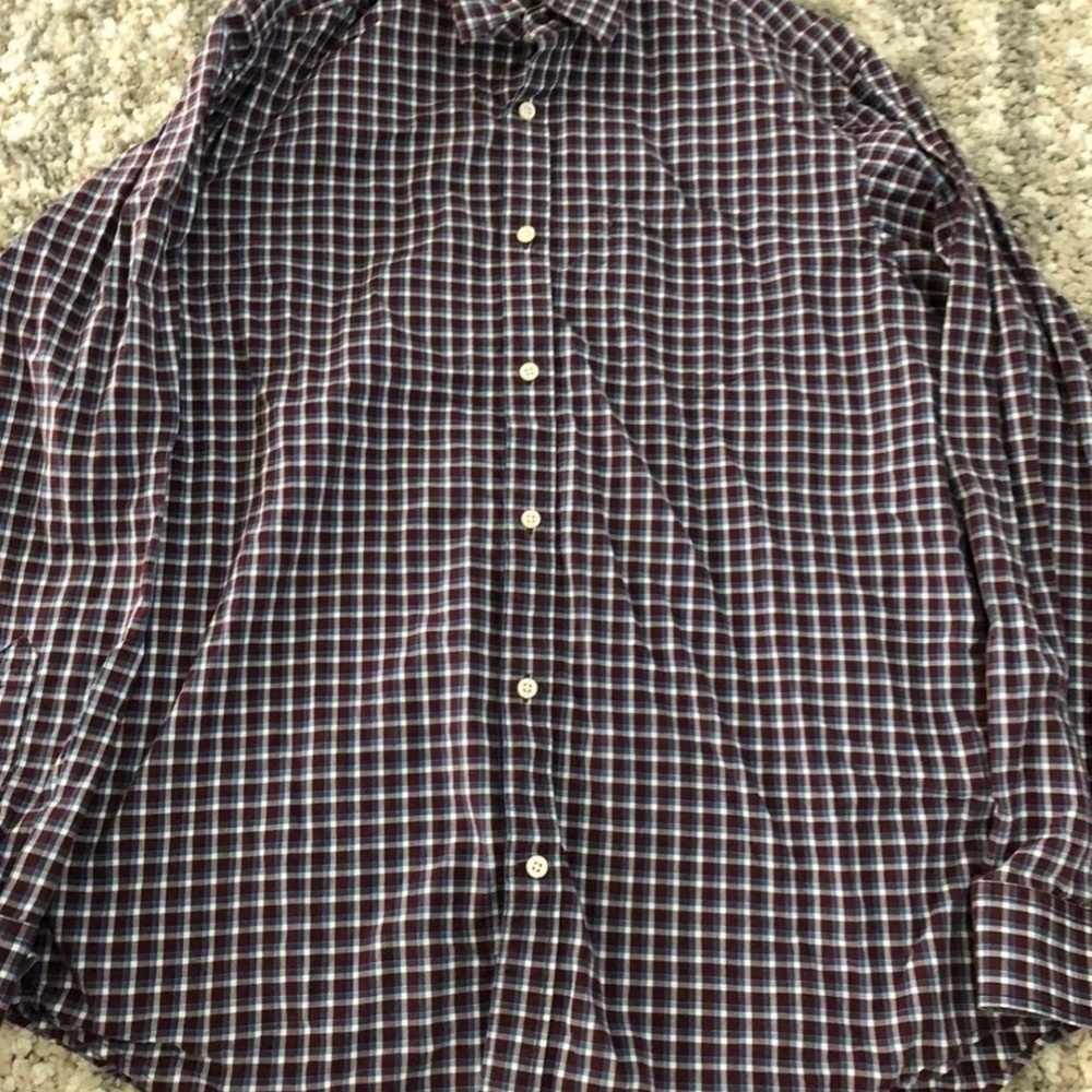 Mens Banana Republic Long sleeve dress shirt button up size xl